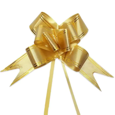 LAÇO PRONTO JR DOURADO 50MM COM 10 UNIDADES