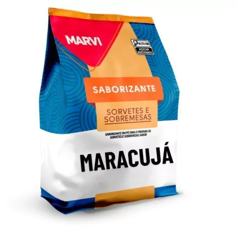 BASE PARA SORVETE MARACUJÁ MARVI 1KG