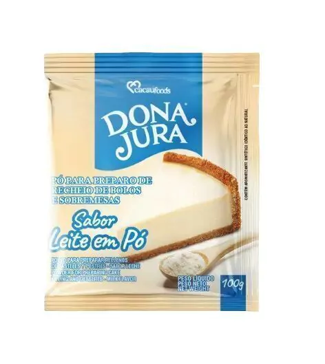 PÓ PARA SOBREMESA DONA JURA SABOR LEITE EM PÓ 100GR