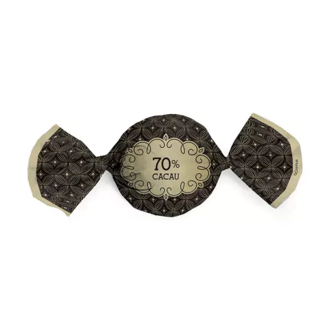 EMBALAGEM PARA TRUFA CROMUS 70% CACAU COM 100 UNIDADES - comprar online