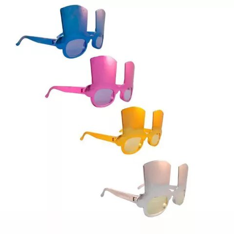 OCULOS METALIZADO CARTOLA COM 1 UNIDADE