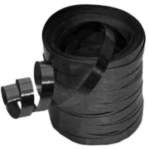 FITILHO PARA DECORAÇÃO PRETO 5MM X 50 METROS