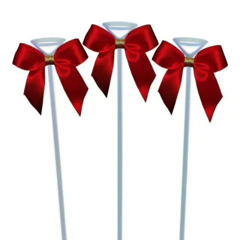 TOPO DE BOLO LAÇO VERMELHO