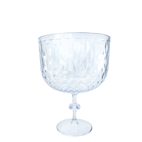 TAÇA GOURMET DIAMOUND SEM TAMPA TASIL 1,470L TRANSPARENTE