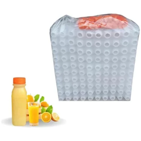 GARRAFA QUADRADA 300ML COM TAMPA COM 100 UNIDADES