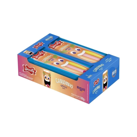 CANUDINHO GREGO DOCILE 15GR CAIXA COM 12 DISPLAYS