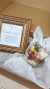 Vela com Flores e Quadro Dourado - loja online