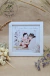 Quadro 23x23 Moldura Branca - Folhagens