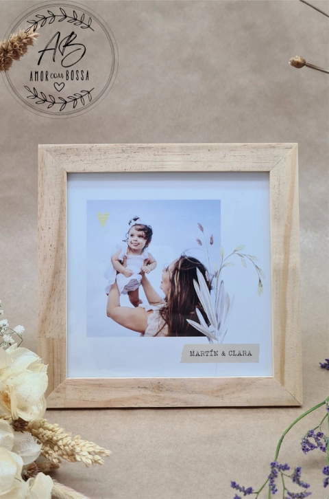 Quadro Porta Retrato CRU - Flores 18x18 - comprar online