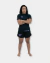 Short Tiger No-Gi BJJ Infantil Tema: Harley Queen Roxa