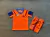 Kit Infantil Barcelona Retrô II 91 - Meyba - Laranja - comprar online