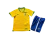 Kit Infantil Brasil Retrô 2006 - Nike - Amarelo