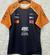 Camisa MC Laren 2025 Fórmula 1 - Masculina - Laranja e preta na internet