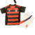 Kit Infantil Flamengo I 25/26 - Adidas - Vermelho e preto - comprar online