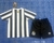 Kit Infantil Santos II 24/25 - Umbro - Branco e preto - Pereira Imports - Camisas de time/Artigos Esportivos