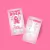 TAG OUTUBRO ROSA + BRINCO STRASS (PRONTA ENTREGA)