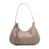 BOLSA COURO LEGÍTIMO BAGUETE ARREDONDADA FENDI
