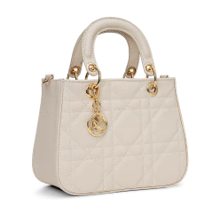 BOLSA EM COURO LEGÍTIMO TOTE COM ARGOLA OFF WHITE - comprar online