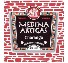 Medina Artigas - 1220 Encordado Charango Economico Nylon Black