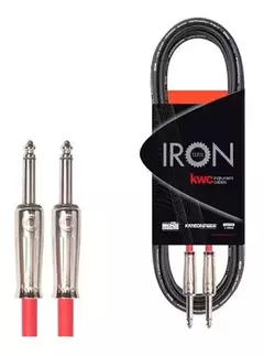 IRON 205 CABLE PLUG-PLUG 6 METROS CONECTOR BRONCE