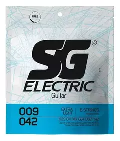 Sg Encordado Electrica Nickel Plated Steel .009