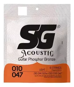 Sg Encordado Acustica Phosphor Bronze .010