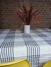Mantel 7 Rayas Black & White