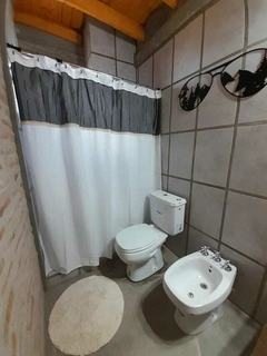 Cortina de baño White & Gray