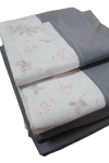Juego de cama Gray Romantic