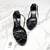 Sandália Salvatore Ferragamo Preta 34Br