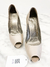 Peep Toe Salvatore Ferragamo Metalizado 35Br na internet
