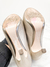 Peep Toe Salvatore Ferragamo Metalizado 35Br - Brechó Closet de Luxo