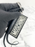 Imagem do Chaveiro Moschino Logo Long Key Chain Leather Preto