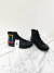 Sneaker Louis Vuitton Tattoo Taiga Rainbow Preto 39BR
