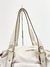 Bolsa Michael Kors Logo Leather Off White na internet