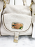 Bolsa Michael Kors Logo Leather Off White - Brechó Closet de Luxo