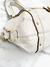 Bolsa Michael Kors Logo Leather Off White