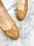Sapato Louboutin Simple Pump 100 Bege 35Br