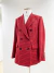 Blazer Carolina Herrera Tweed Vermelho Tam.M na internet
