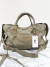 Bolsa Balenciaga Motocross City Bag Cinza - Brechó Closet de Luxo