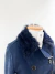 Casaco Burberry Shearling Lamb Leather Azul Marinho Tam.M - comprar online