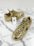 Tênis Prada Downtown Metallic Dourado 39Br - loja online