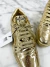 Tênis Prada Downtown Metallic Dourado 39Br - Brechó Closet de Luxo