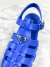 Sandália Prada Monolith Rubber Azul 38Br - Brechó Closet de Luxo