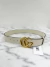 Cinto Gucci GG Marmont Off White Tam.90 na internet