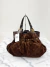 Bolsa Louis Vuitton Irene Suede Monograma - Brechó Closet de Luxo