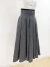 Saia Dior Wool Maxi Skirt Cinza Tam.PP na internet