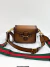 Imagem do Bolsa Gucci Lady Web Smoked Leather Marrom