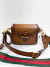 Bolsa Gucci Lady Web Smoked Leather Marrom