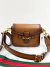 Bolsa Gucci Lady Web Smoked Leather Marrom - Brechó Closet de Luxo